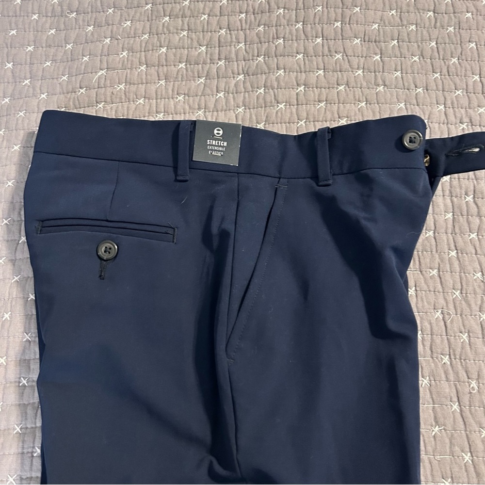 Nautica Boys Classic Navy Dress Pants Sz 14 NEW - Picture 2 of 5